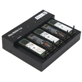 1 to 4 M.2 NVMe Compact AutoStart Duplicator - 45MB/sec Copier (DM-HE0-5M04B)