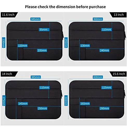 11-12 Inch Waterproof Laptop Sleeve Case for Acer 11.6 inch Chromebook, Acer Chromebook R 11/Switch