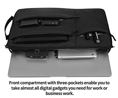 12.3-13.3 Inch Premium Waterproof Laptop Briefcase Bag Compatible 2018 MacBook Air 13 Inch A1932,