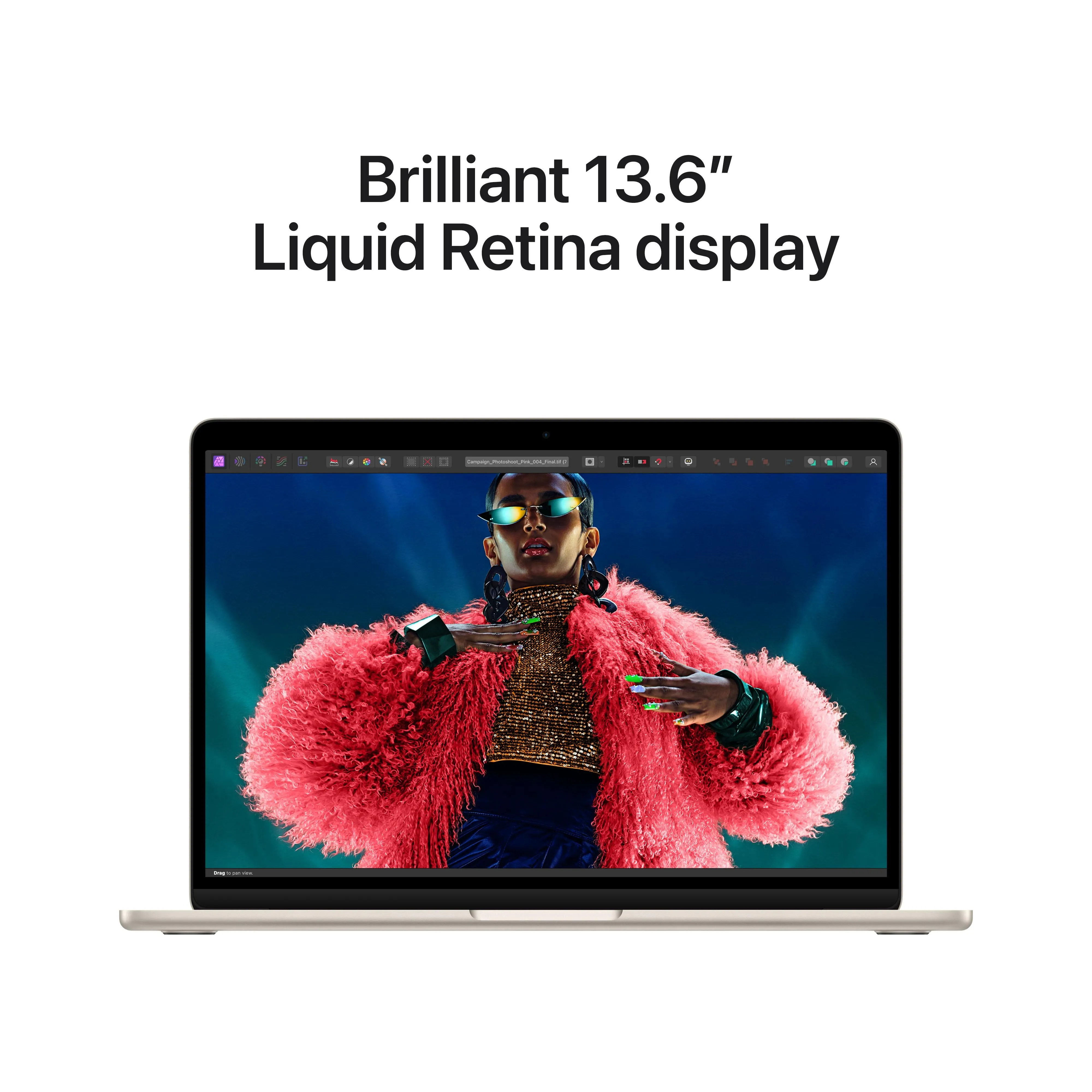 13-inch MacBook Air: Apple M3 chip with 8‑core CPU and 10‑core GPU, 512GB SSD - Starlight