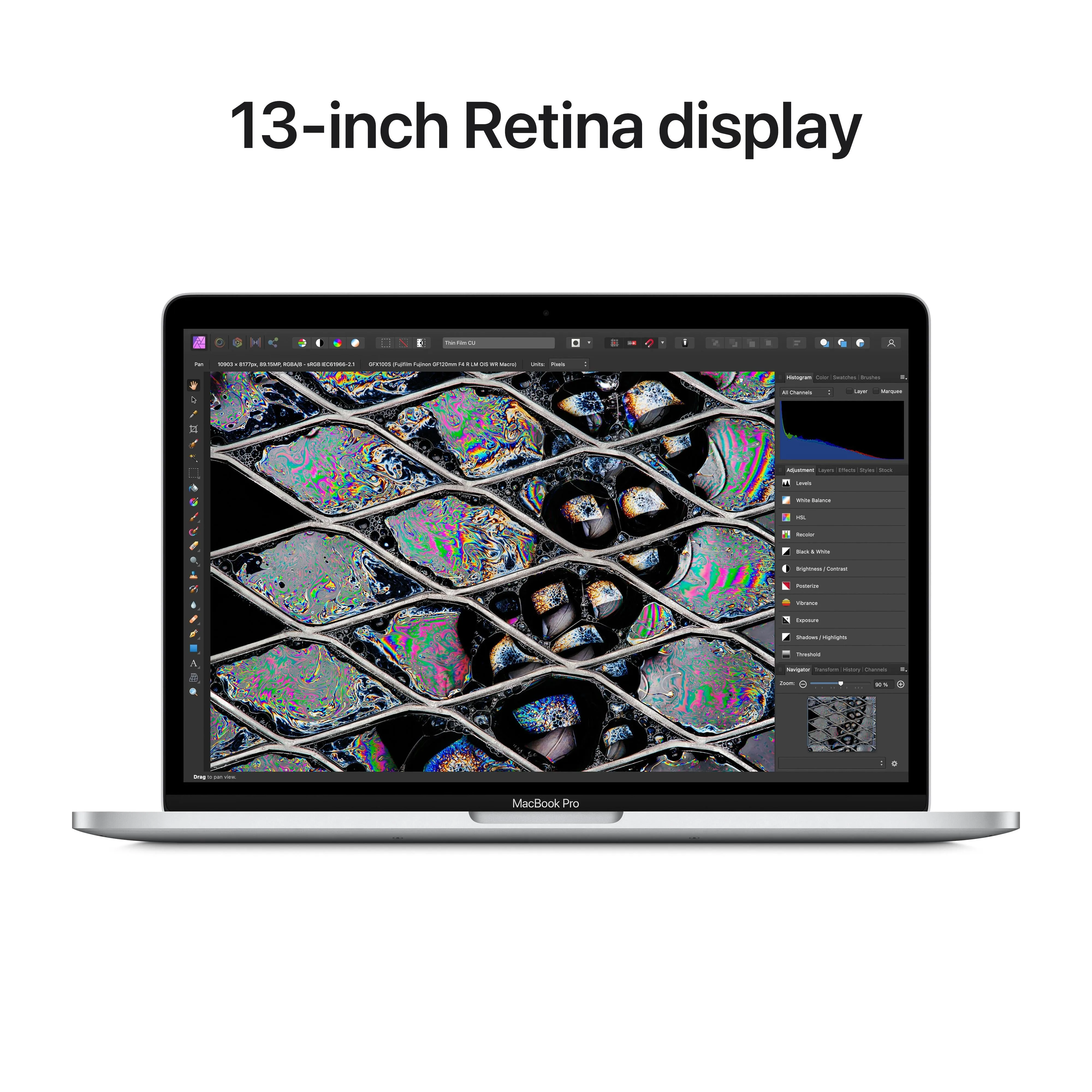 13-inch MacBook Pro: Apple M2 chip with 8‑core CPU and 10‑core GPU, 256GB SSD - Silver