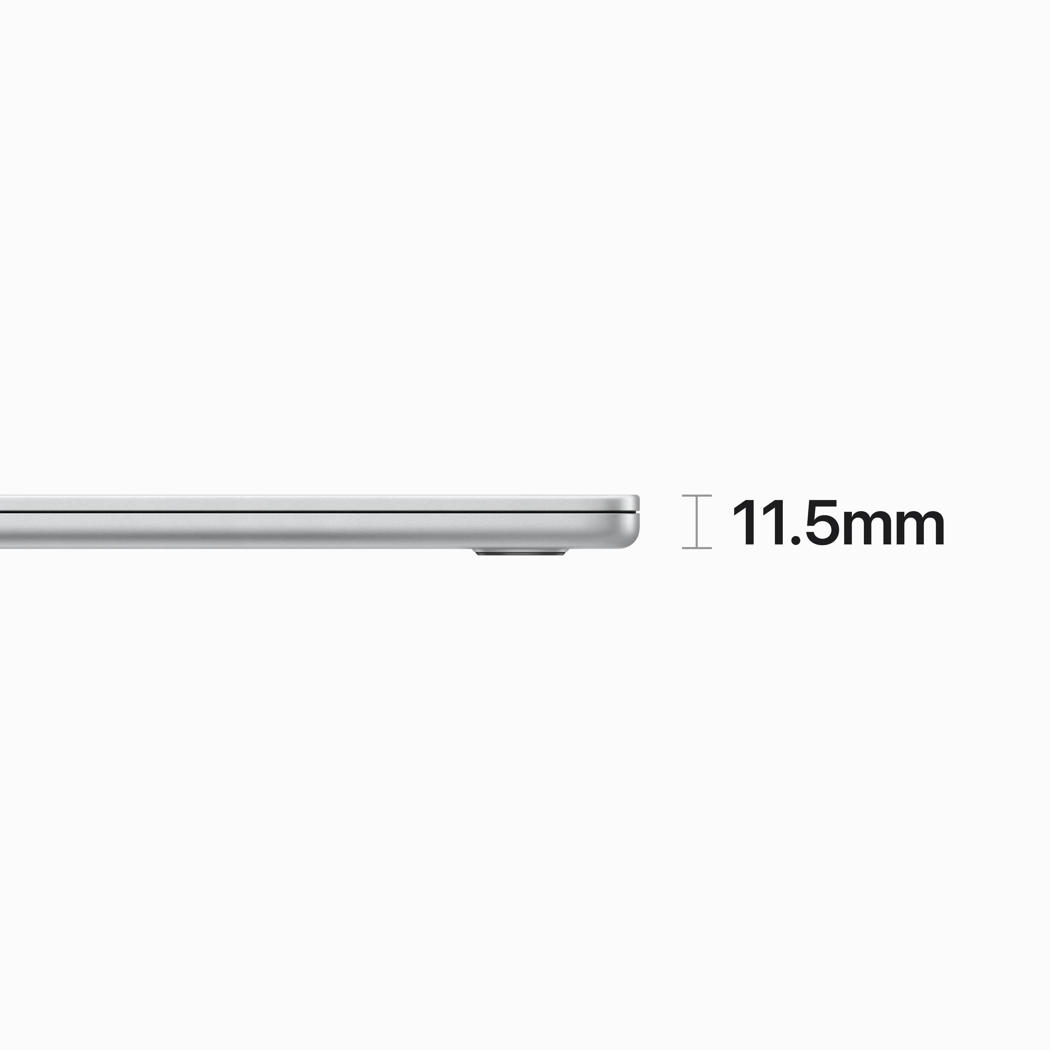 15-inch MacBook Air: Apple M2 chip with 8‑core CPU and 10‑core GPU, 256GB SSD - Silver