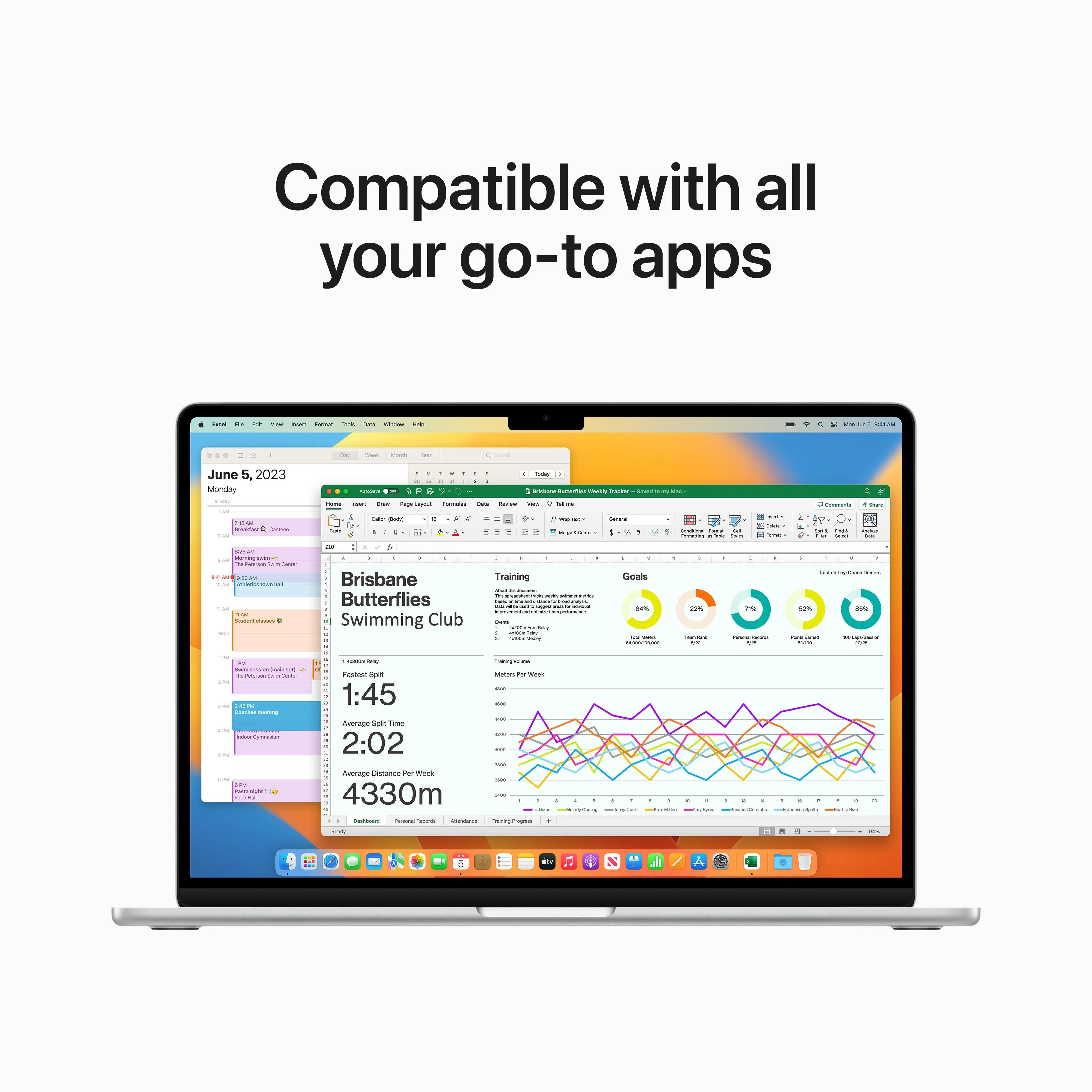 15-inch MacBook Air: Apple M2 chip with 8‑core CPU and 10‑core GPU, 256GB SSD - Silver