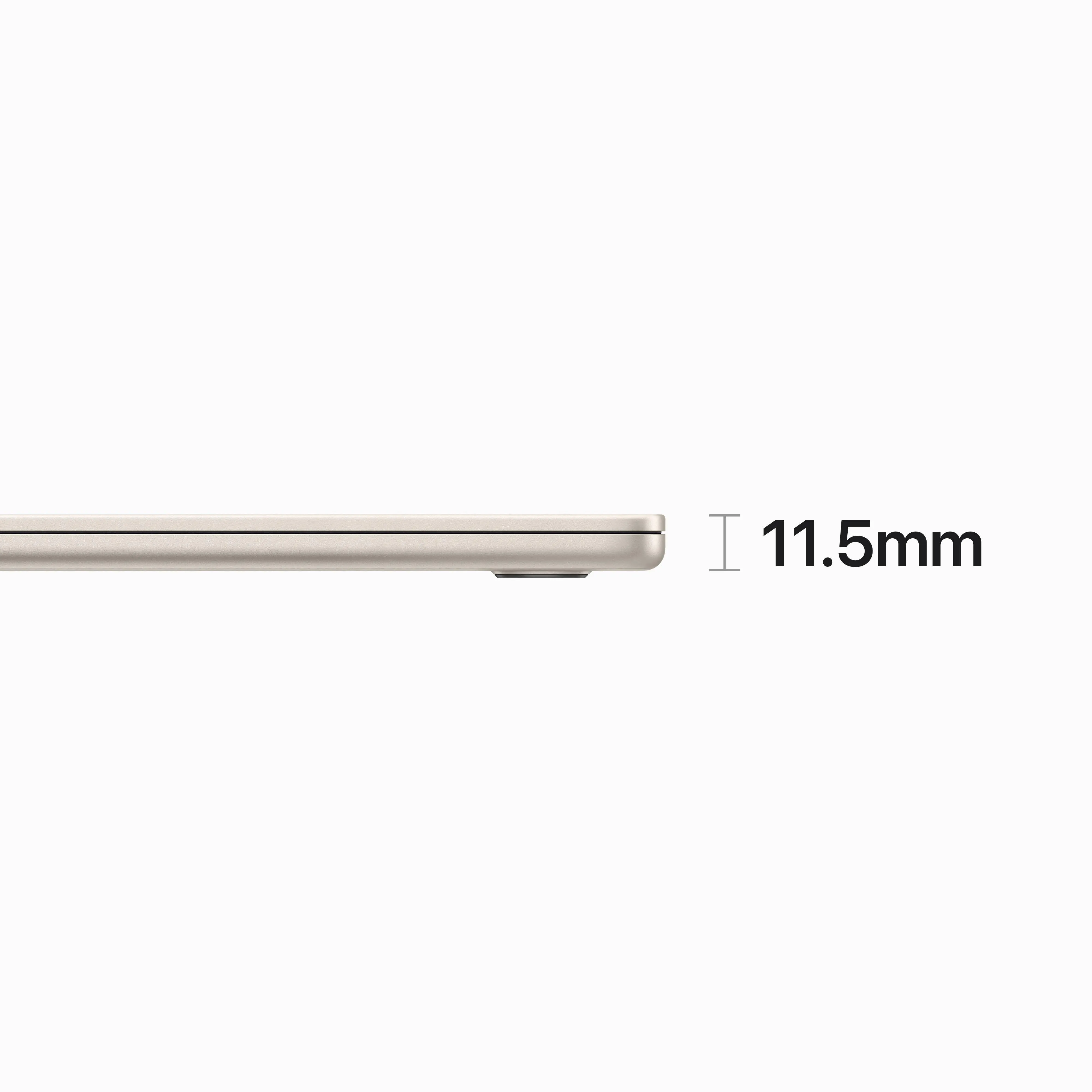 15-inch MacBook Air: Apple M2 chip with 8‑core CPU and 10‑core GPU, 256GB SSD - Starlight