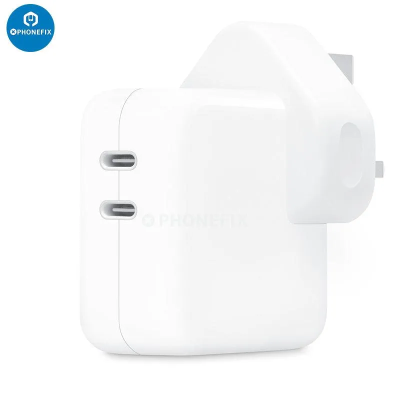 35W Dual USB-C Port Compact Power Adapter for iPhone MacBook