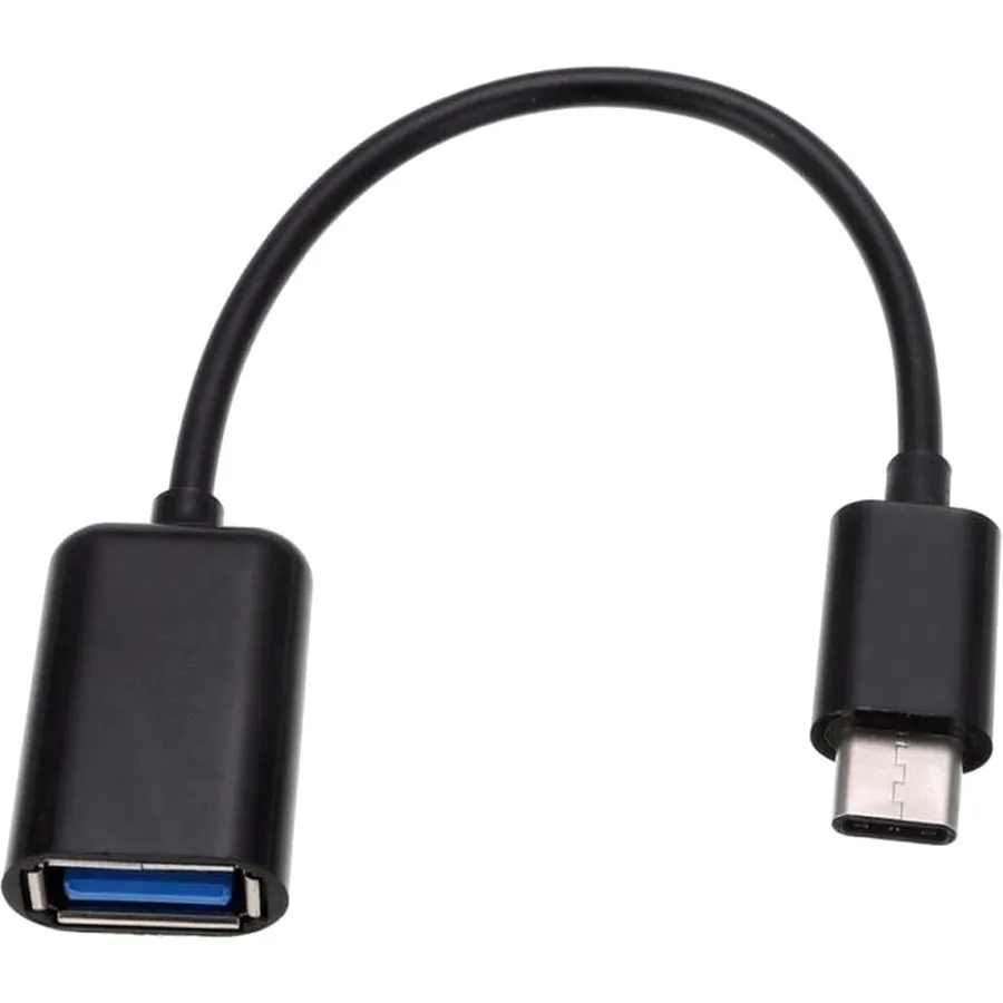 4XEM USB-C Male to USB-A Female 3.0 Adapter Black 4XUSBCUSB3AFB