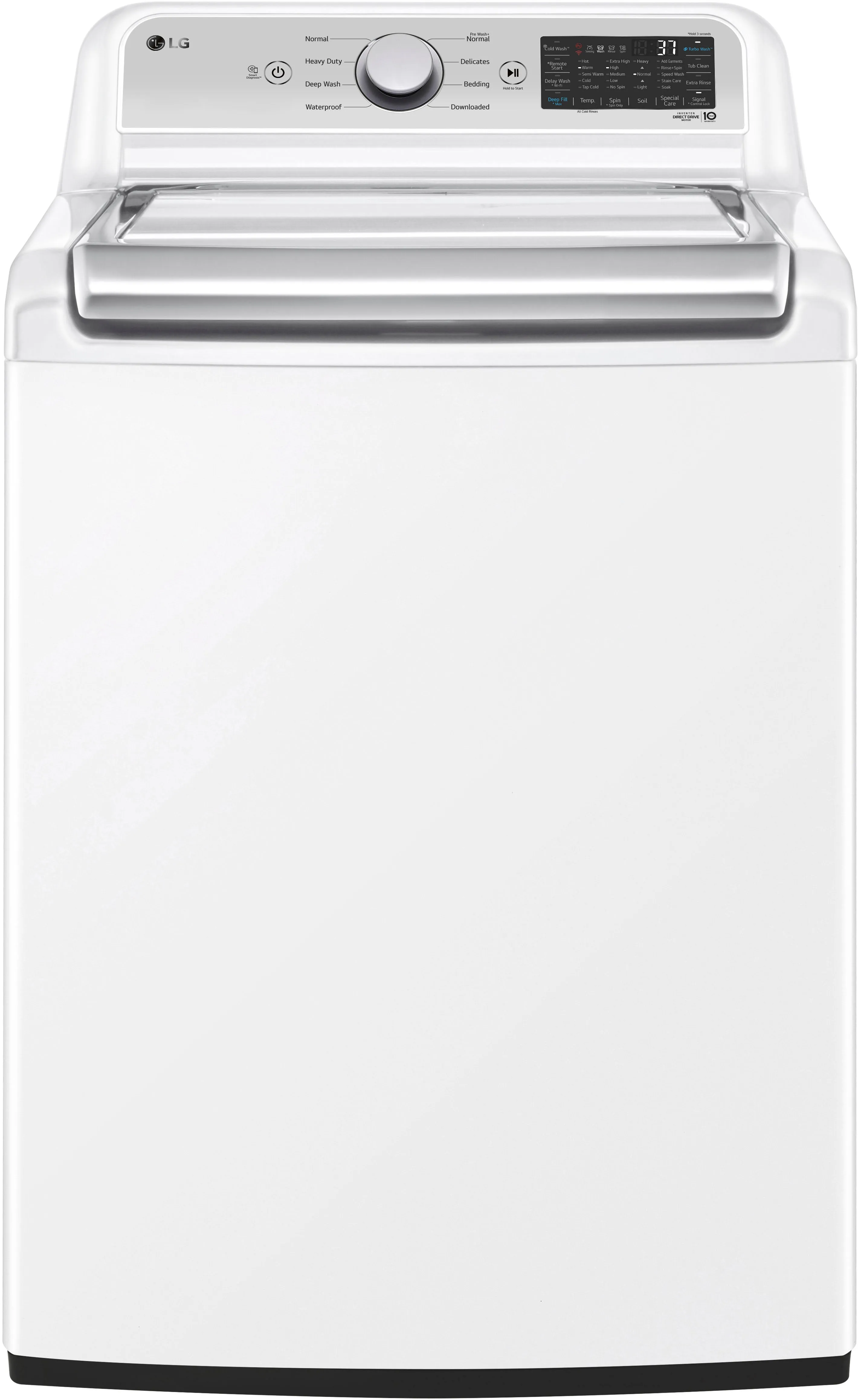 5.3 cu.ft. Mega Capacity Smart wi-fi Enabled Top Load Washer with 4-Way™ Agitator & TurboWash3D™ Technology