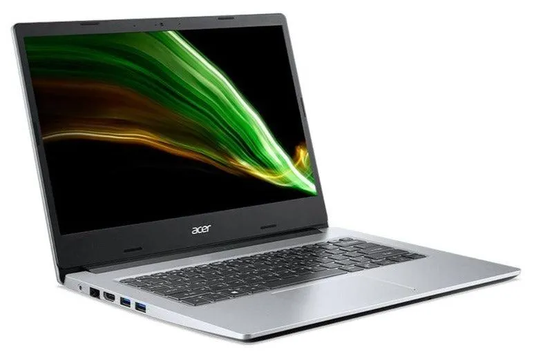 ACER ASPIRE 3 A314-35-P0DC Laptop (Pure Silver) | 14" HD | Pentium Silver N6000 | 8GB DDR4 | 256GB SSD | INTEL UHD | WIN11   ACER Entry Run Rate Backpack