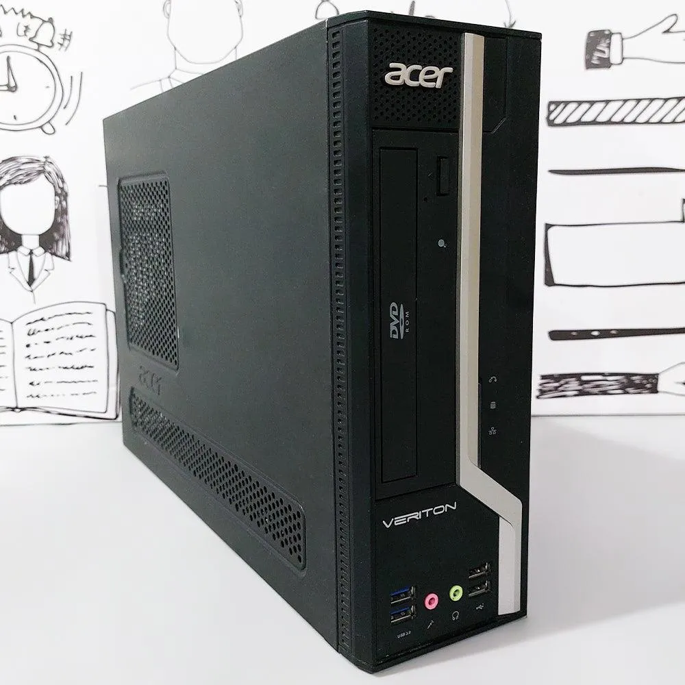 Acer Veriton X4620G Desktop PC (Intel Core i3-3220 - 4GB DDR3 - No Hard - Intel HD Graphics - DVD RW) Original Used