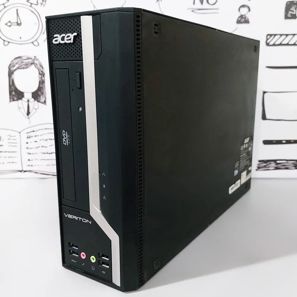 Acer Veriton X4620G Desktop PC (Intel Core i3-3220 - 4GB DDR3 - No Hard - Intel HD Graphics - DVD RW) Original Used