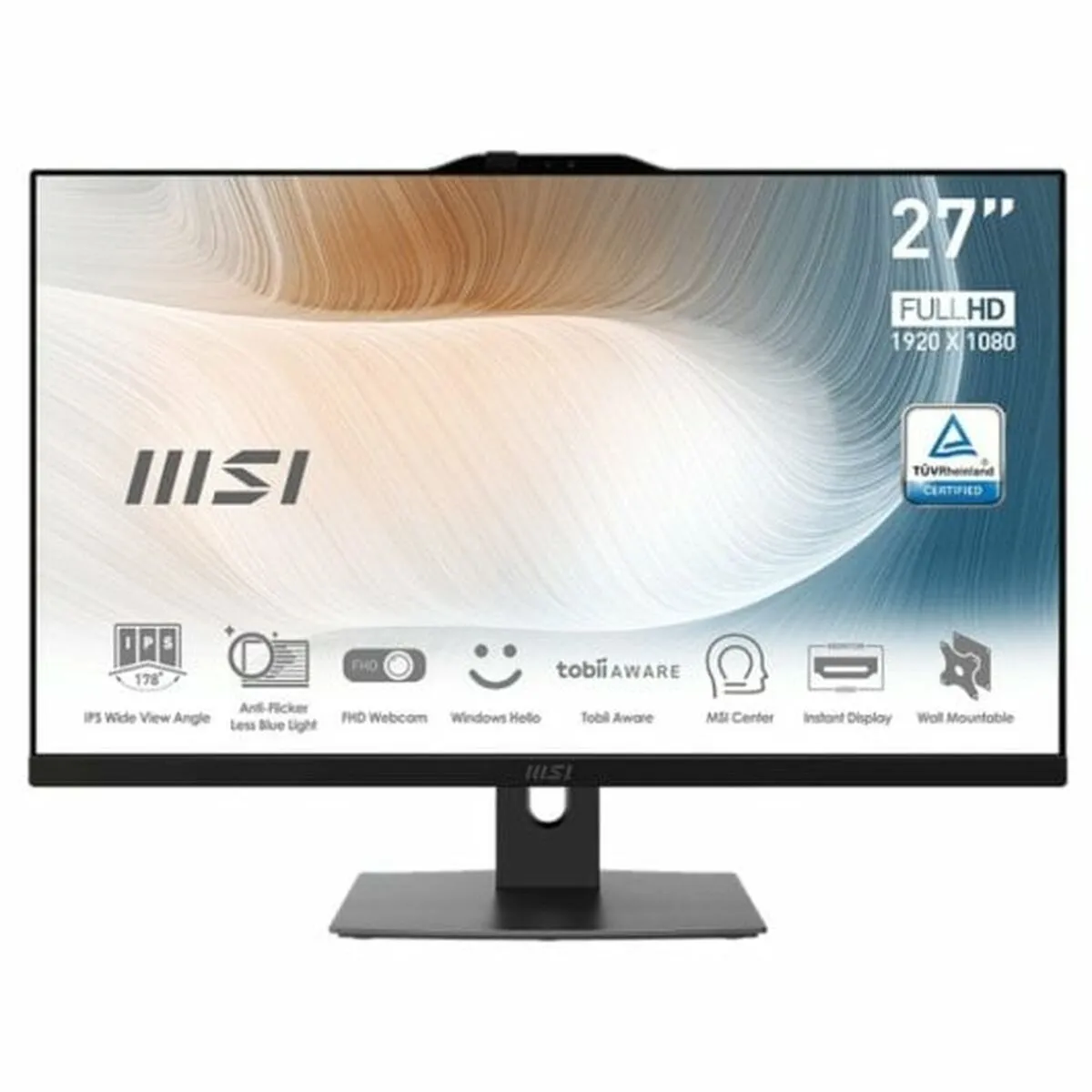 All in One MSI 27" Intel Core i5-1235U 8 GB RAM 512 GB SSD