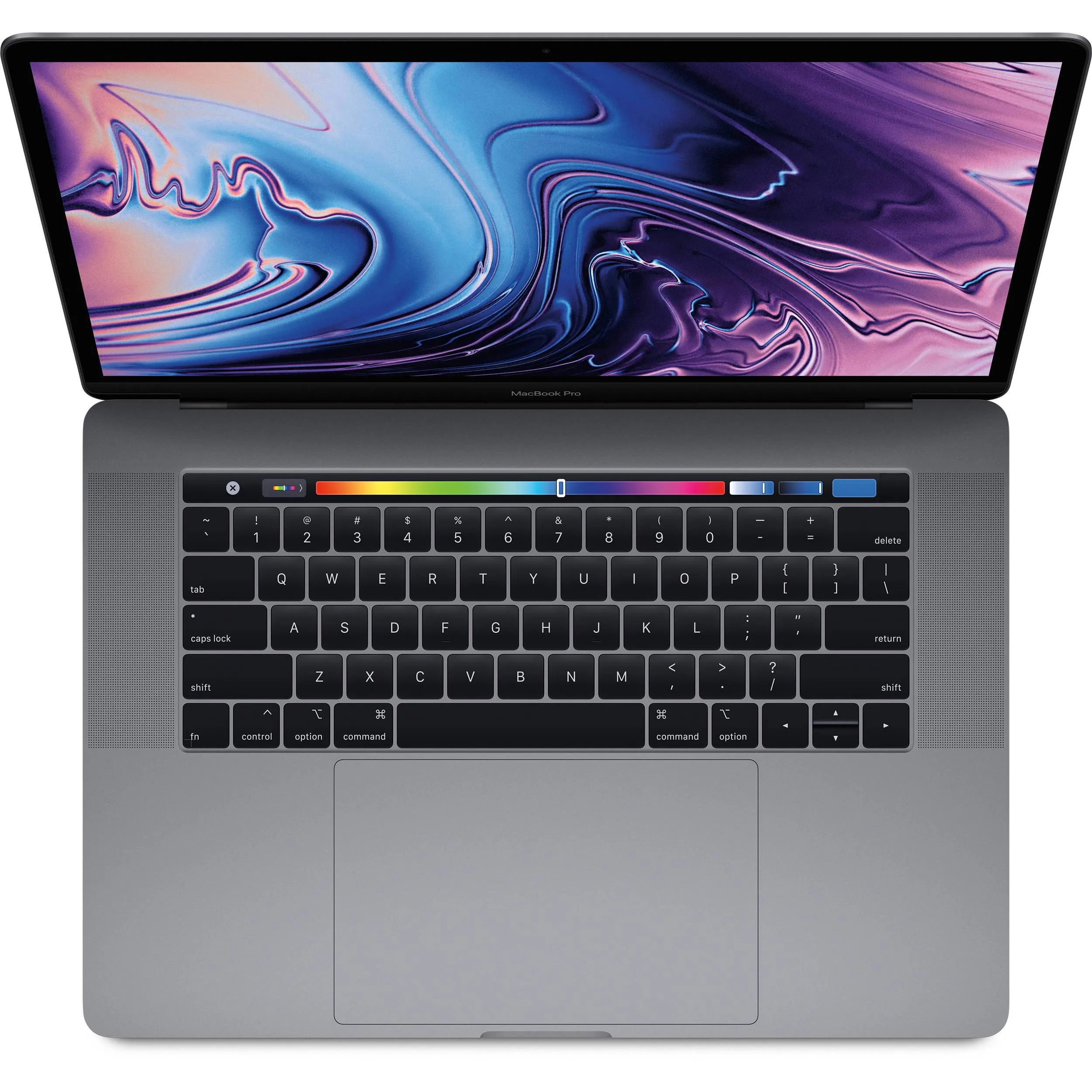 Apple MacBook Pro 15" 2018 Retina True Tone (Touch Bar, 6-Core Intel Core i7-8750H 2.20GHz, 16GB RAM, 256GB SSD, AMD Radeon Pro 555X 4GB)  A1990 MR932LL/A SLV