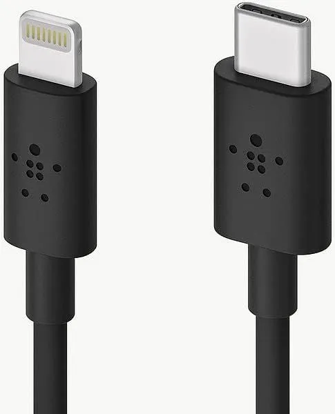 Belkin Boost Charge 0.9M USB C to Lightning Cable Black - F8J239ds03-BLK