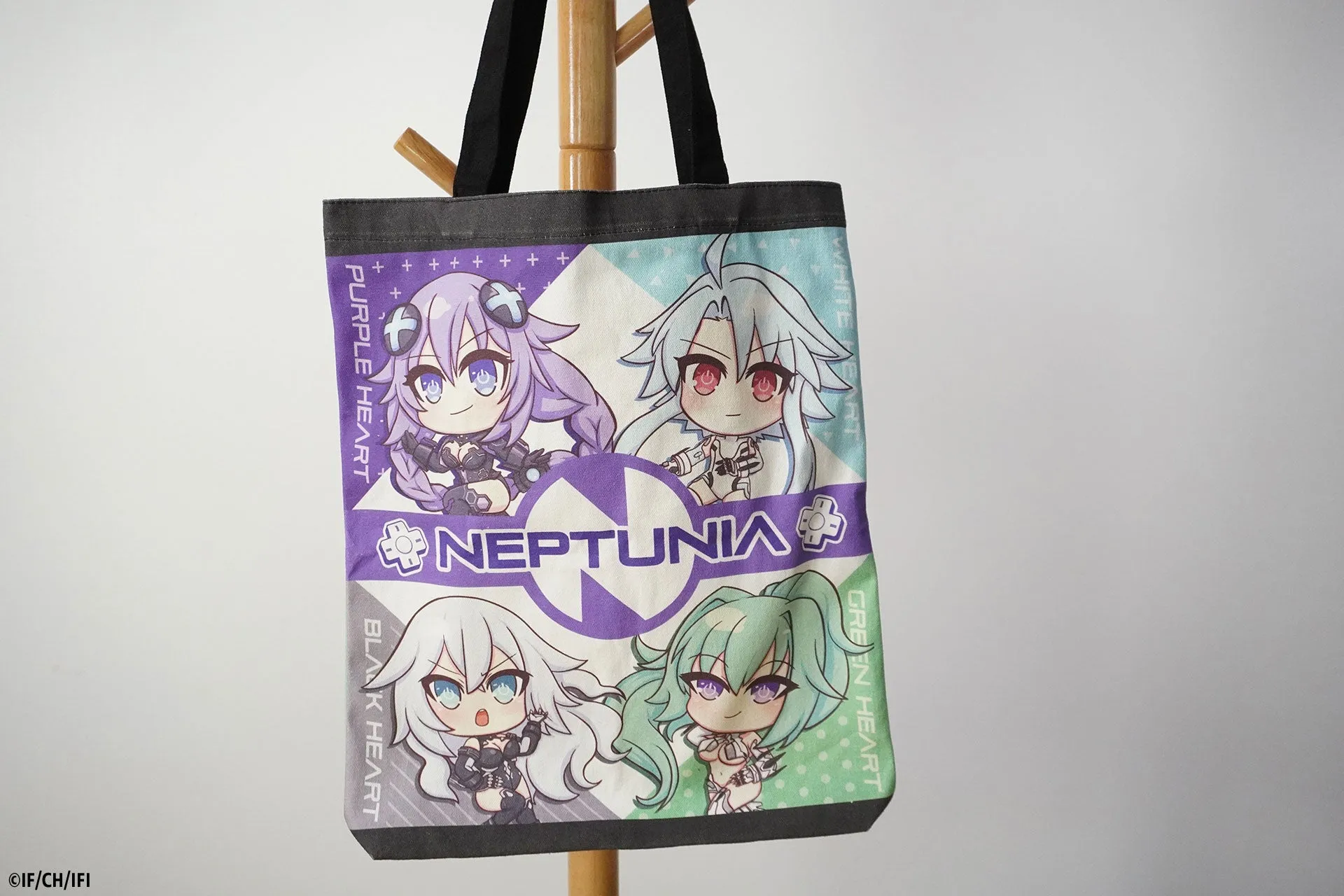 Canvas Tote Bag - Neptunia HDD Chibi