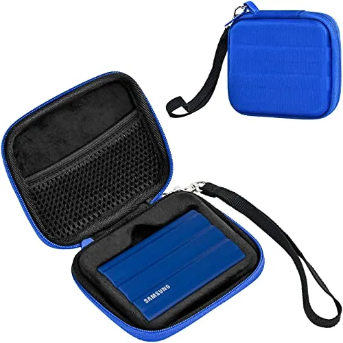 (CASE ONLY) Shockproof Carrying Case for Samsung T7 Shield External SSD with 2 Cable Ties | ProCase