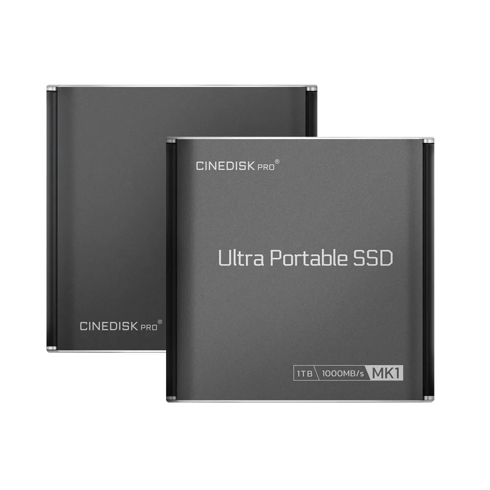 CINEDISKPRO Ultra Portable SSD MK1 1TB USB 3.2 1000MB/s