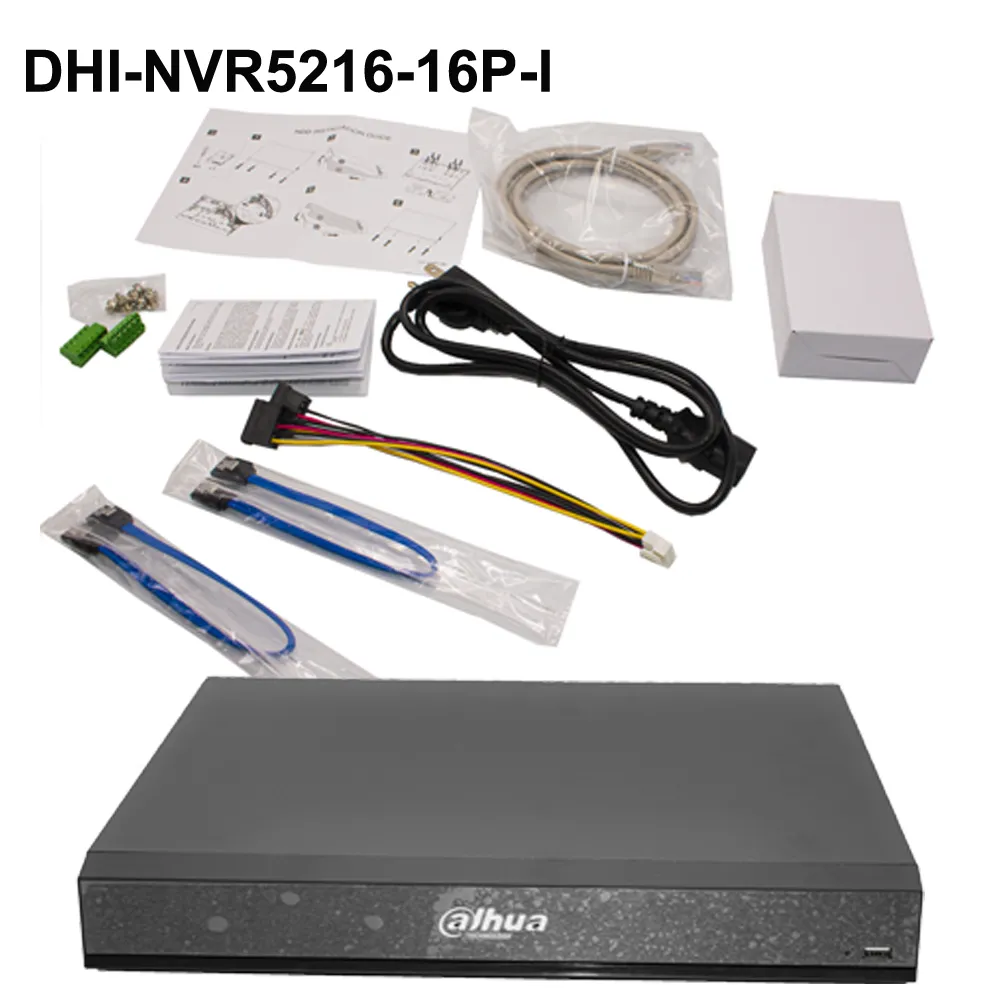 Dahua DHI-NVR4216-16P-I 2TB 4K 16-ch 1U NVR with Analytics 