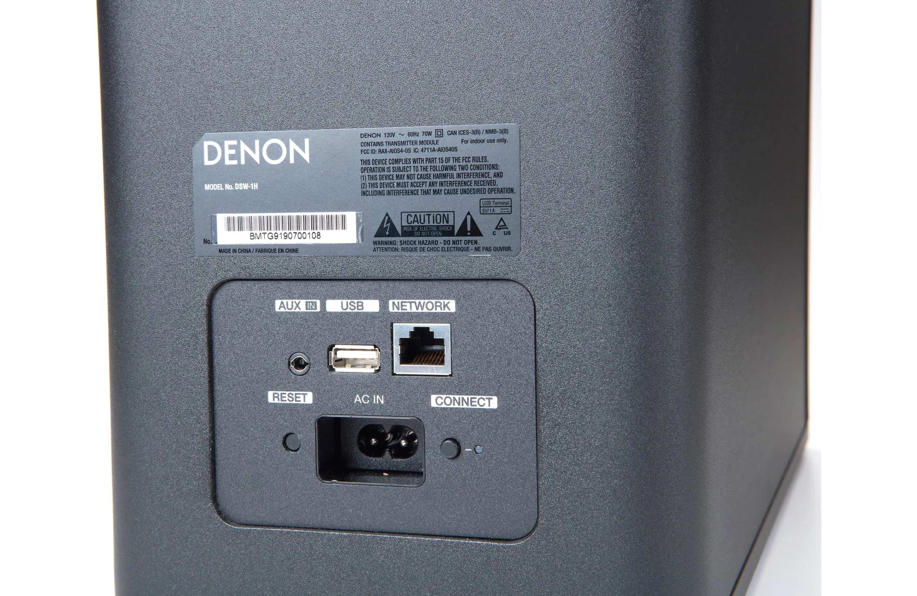 Denon DSW-1H Wireless Subwoofer with HEOS Built-in