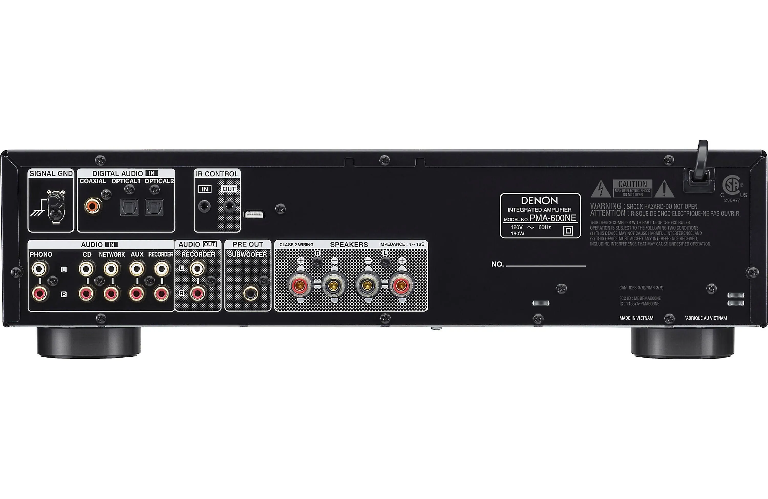 Denon PMA-600NE Stereo Integrated Amplifier with Bluetooth