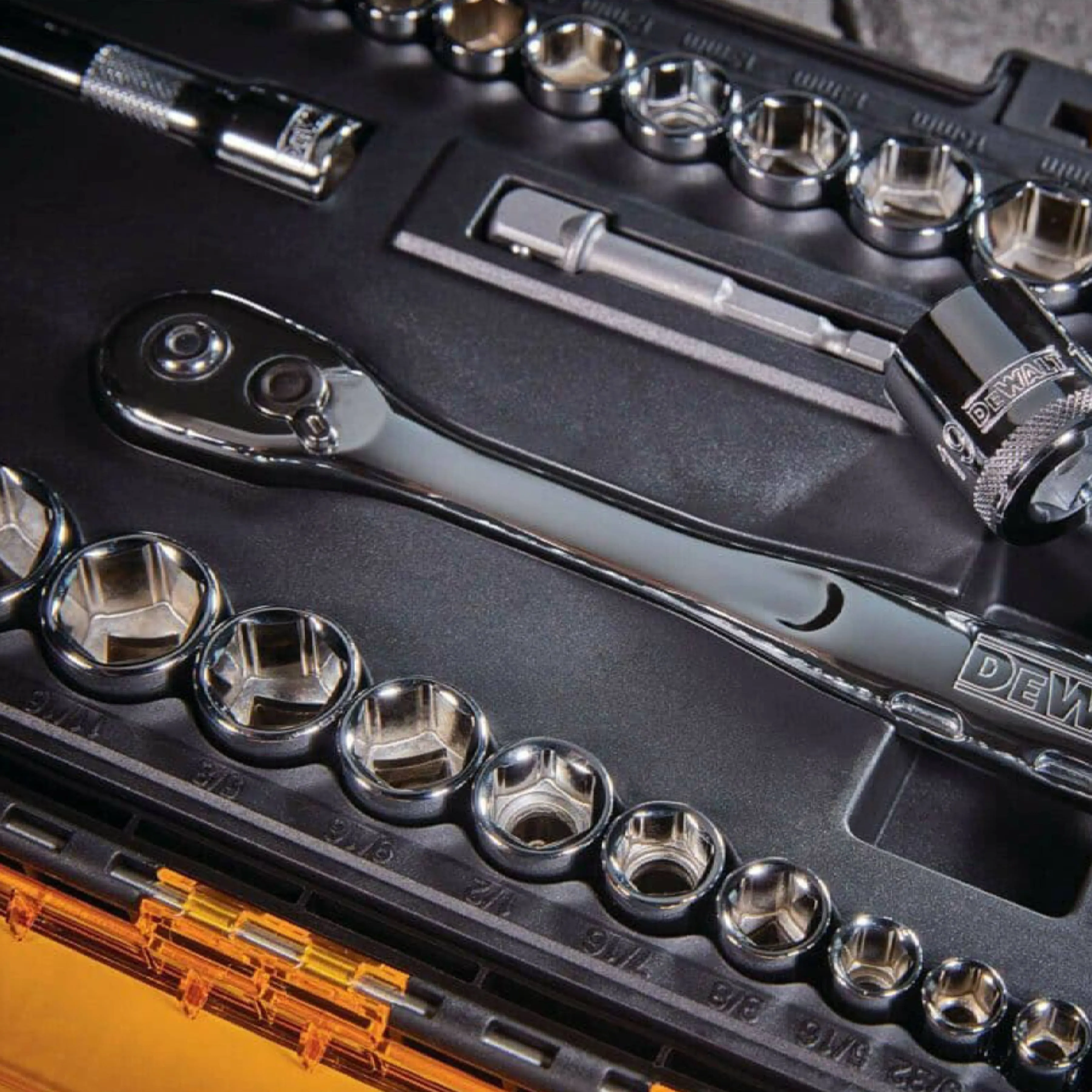 DeWalt Mechanics Socket Tool Set - 34 piece