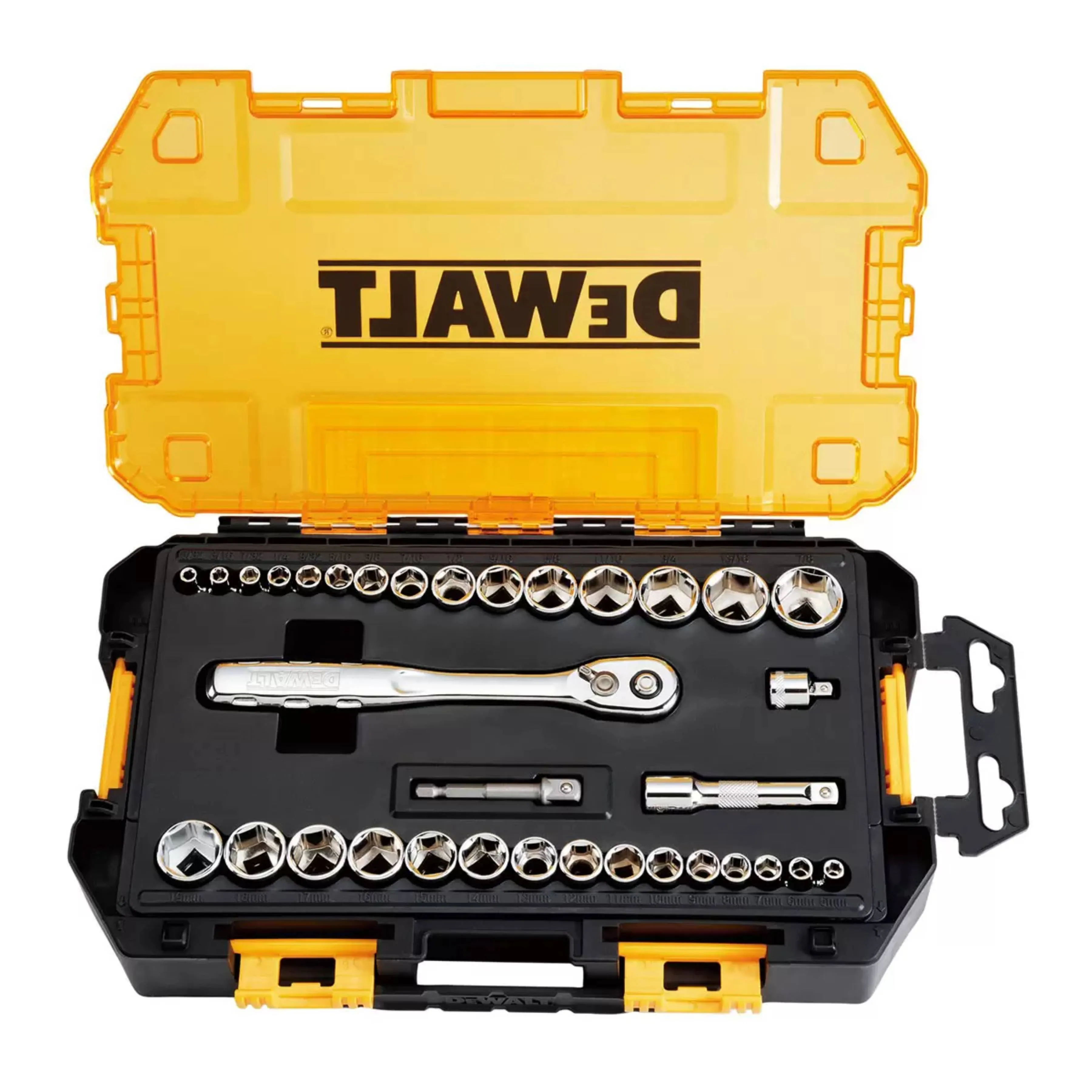 DeWalt Mechanics Socket Tool Set - 34 piece