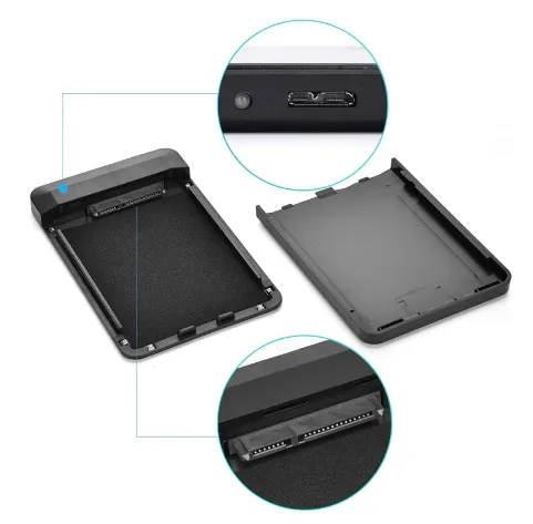 External USB 3.0 2.5" SATA Drive Caddy