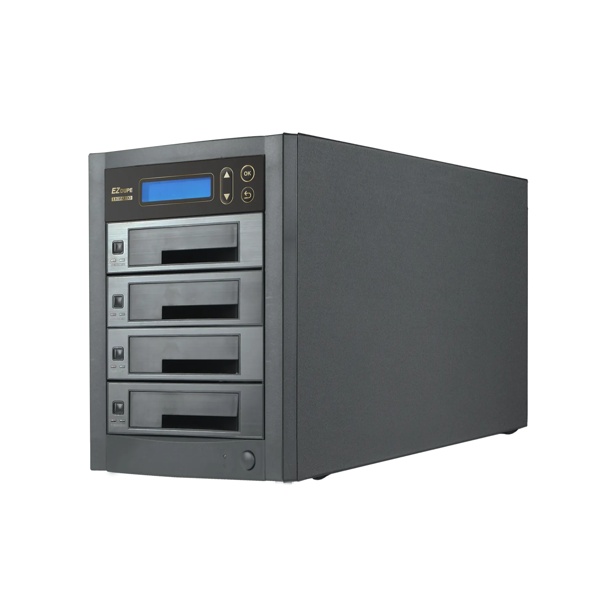 EZ Dupe 1 to 3 SATA Hard Drive / SSD Duplicator & Sanitizer - HD Leopardo HDD Cloner 18GB/Min