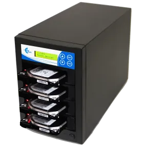 EZ Dupe 1 to 3 SATA Hard Drive / SSD Duplicator & Sanitizer - HD Leopardo HDD Cloner 18GB/Min