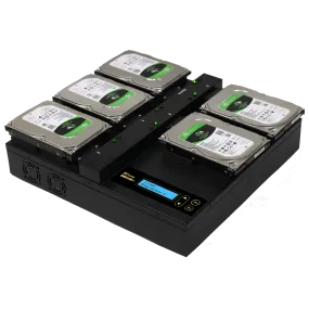 EZ Dupe 1 to 4 Flatbed SATA Hard Drive Duplicator - HD Cyclone 600 Open Platform HDD Cloner 36GB/Min