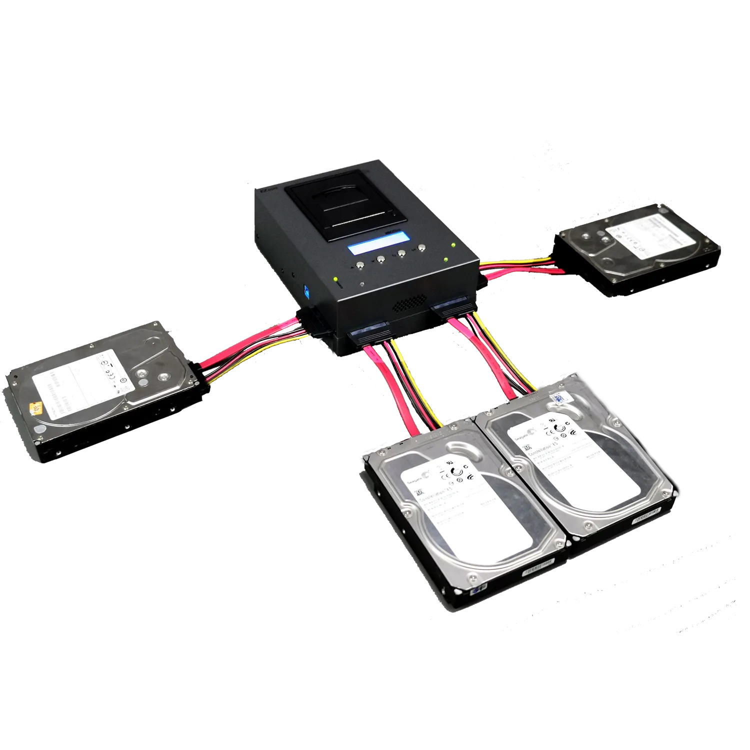 EZ Dupe HD Pal Pro Hard Drive Duplicator & Analysis Lab - Deluxe Kit SATA/IDE HDD Restoration Backup 36GB/Min (1 to 3)