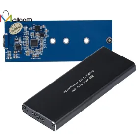 High Quality USB 3.0 to NGFF M.2 SSD Adapter Card External Enclosure Case Cover Tool PCI Express M.2 Specification 1.0