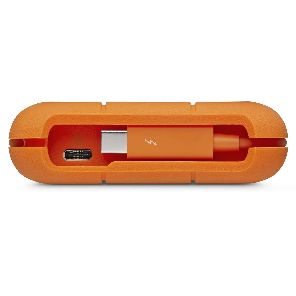 LaCie Rugged 500GB Thunderbolt USB-C SSD Portable Hard Drive   1mo Adobe CC All Apps (STFS500400)