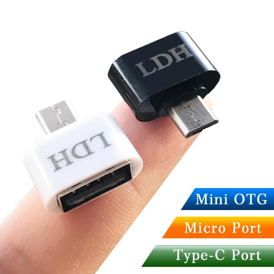 LDH Micro USB OTG to USB Type c otg adapter V8 Connector Converter for Samsung huawei ZTE xiaomi lenovo lg Android Type-c Typec