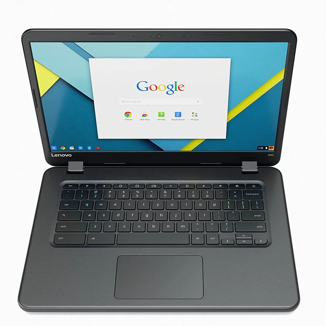 Lenovo IdeaPad N42-20 14" Chromebook, Intel N3060 Dual-Core, 16GB eMMC SSD, 4GB DDR3 (Refurbished)