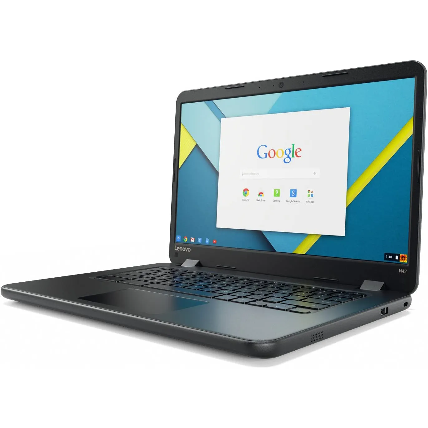 Lenovo IdeaPad N42-20 14" Chromebook, Intel N3060 Dual-Core, 16GB eMMC SSD, 4GB DDR3 (Refurbished)