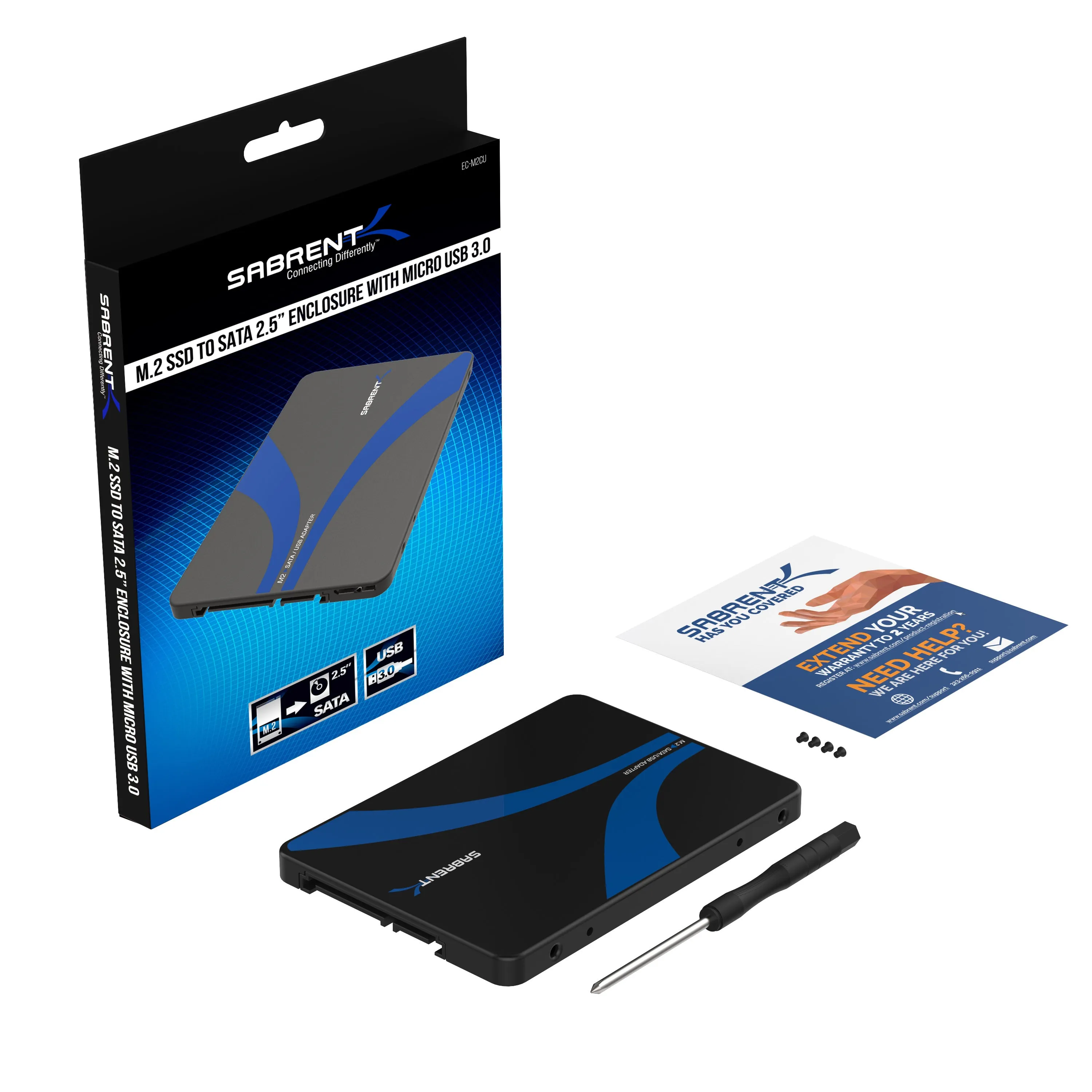 M.2 SSD [NGFF] to USB 3.0 / SATA III 2.5-Inch Enclosure Adapter