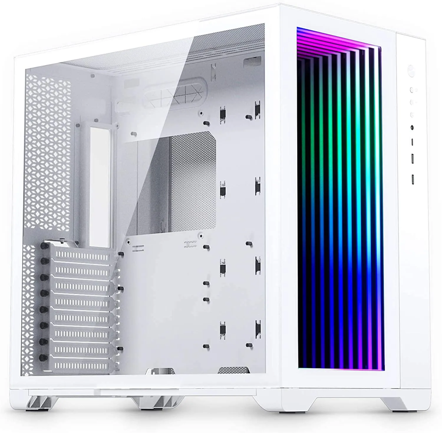 MagniumGear NEO Qube 2 ATX MidTower Gaming PC Case Tempered Glass, Infinity Mirror CPU Cooler