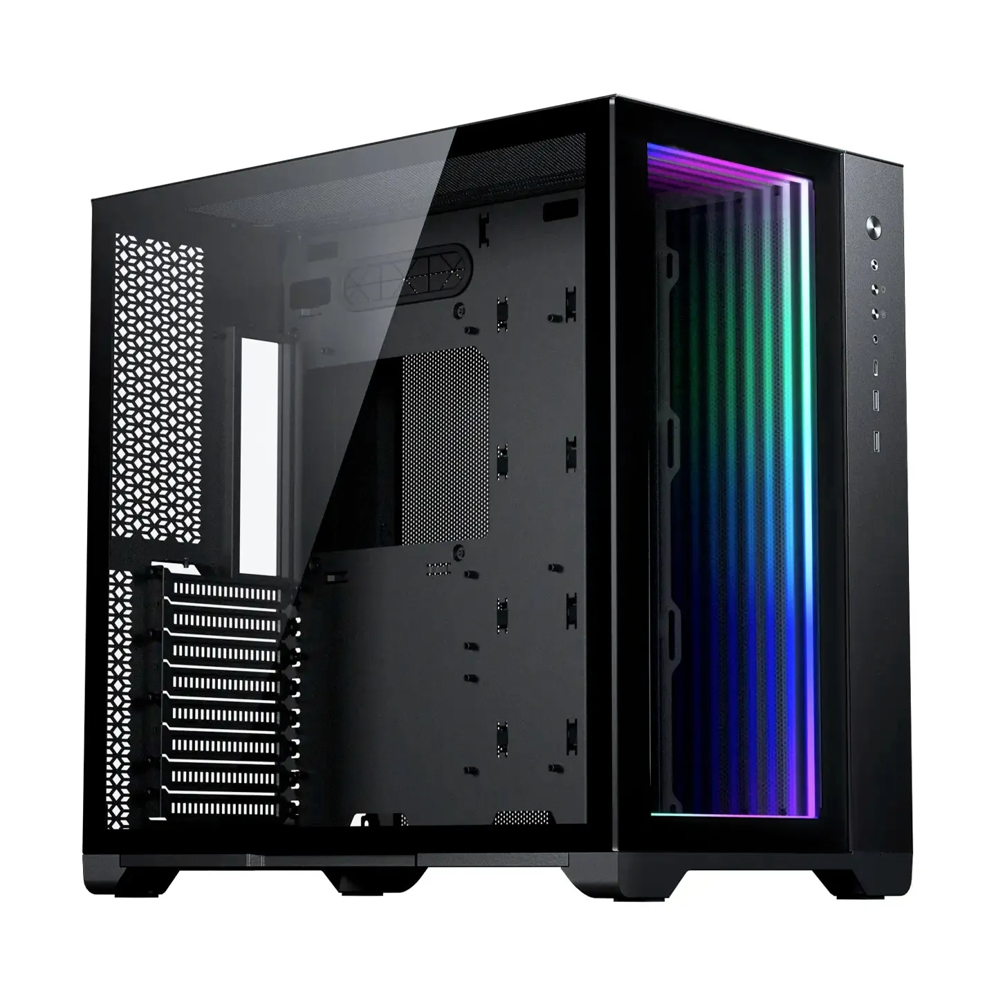 MagniumGear NEO Qube 2 ATX MidTower Gaming PC Case Tempered Glass, Infinity Mirror CPU Cooler