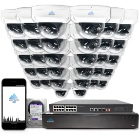 MTD4095 Package | 4MP 2K SMD  Dome Cameras and 32 Channel NVR with 6TB HDD