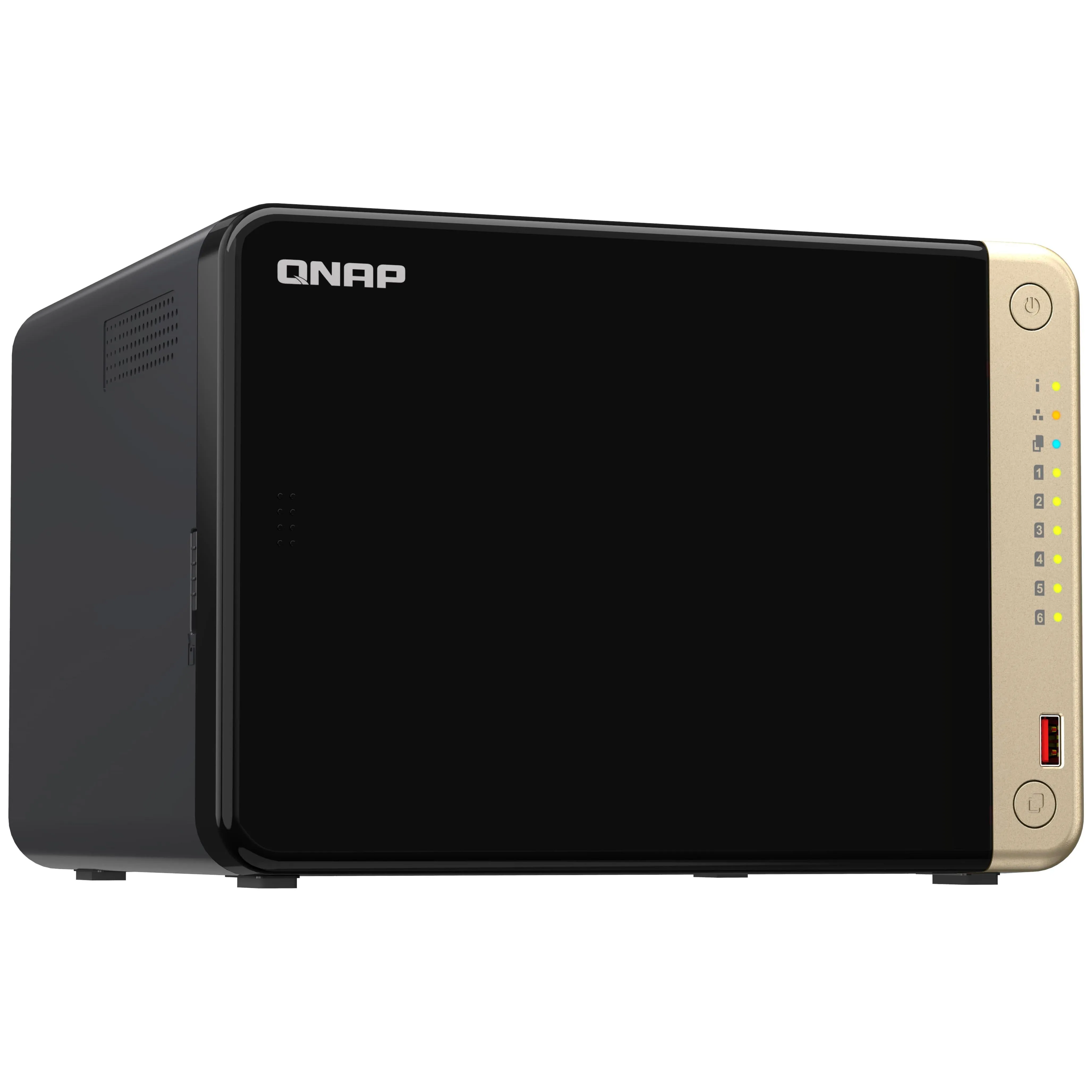 Network storage QNAP TS-664 Nas DDR4 8 GB, 6 bays, without disks, black