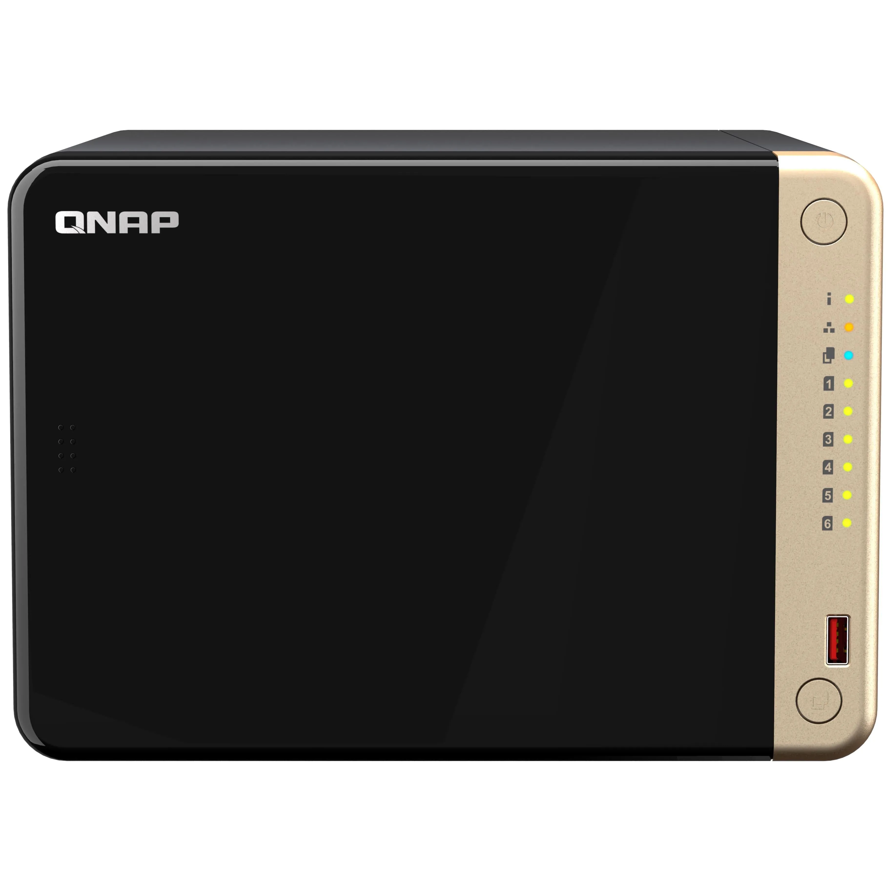 Network storage QNAP TS-664 Nas DDR4 8 GB, 6 bays, without disks, black