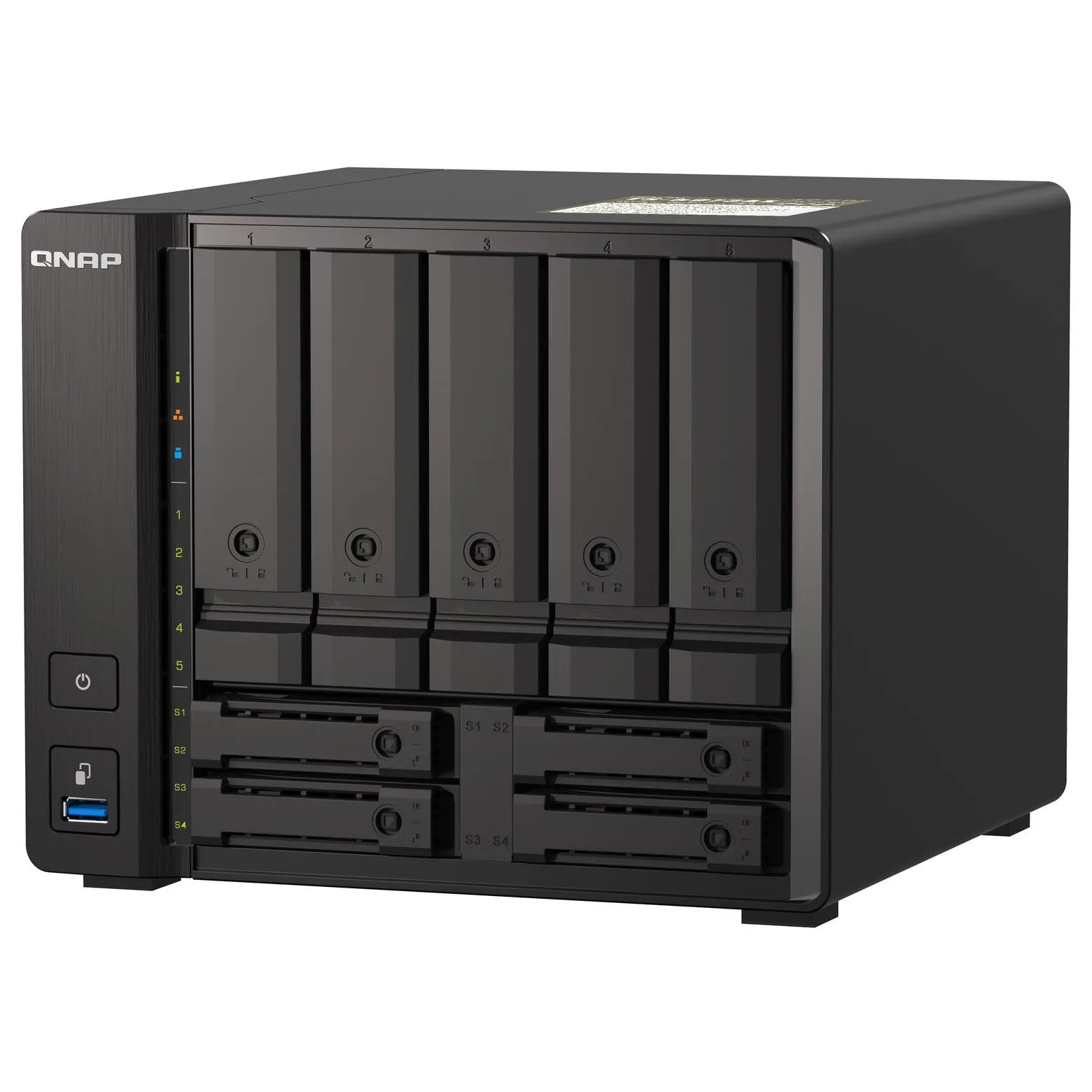 Network storage QNAP TS-h973AX, 9 bays, 8GB DDR4, without disks, black