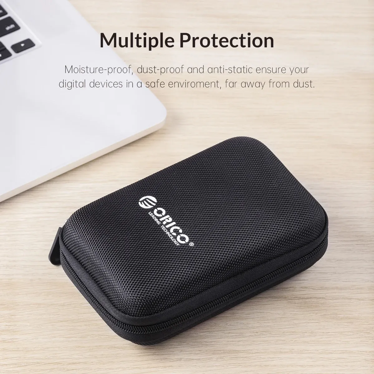 ORICO 2.5 inch HDD/SSD Hard Drive Case HDD Protector Storage Bag Portable External Hard Drive Pouch for USB Accessories