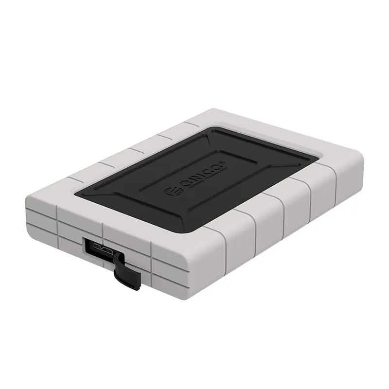 Orico 2.5 USB3.0 External Dust and Shock Resistant HDD Enclosure - Black and Grey - 2539U3-BK