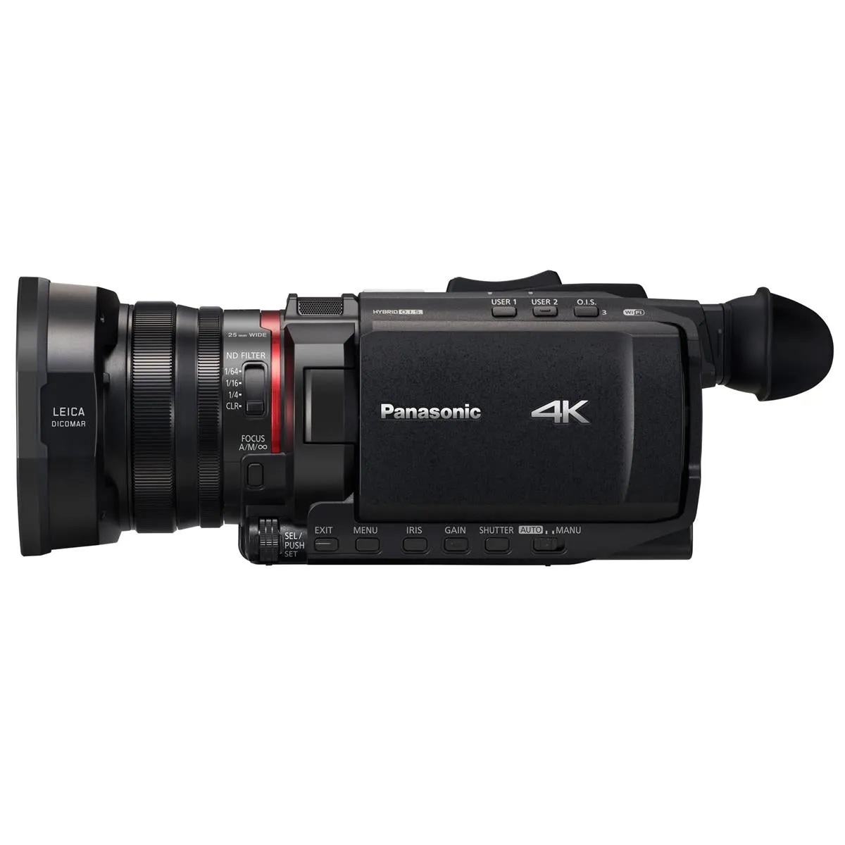 Panasonic HC-X1500 4K Professional Camcorder with 24x Optical Zoom, WiFi HD Live Streaming