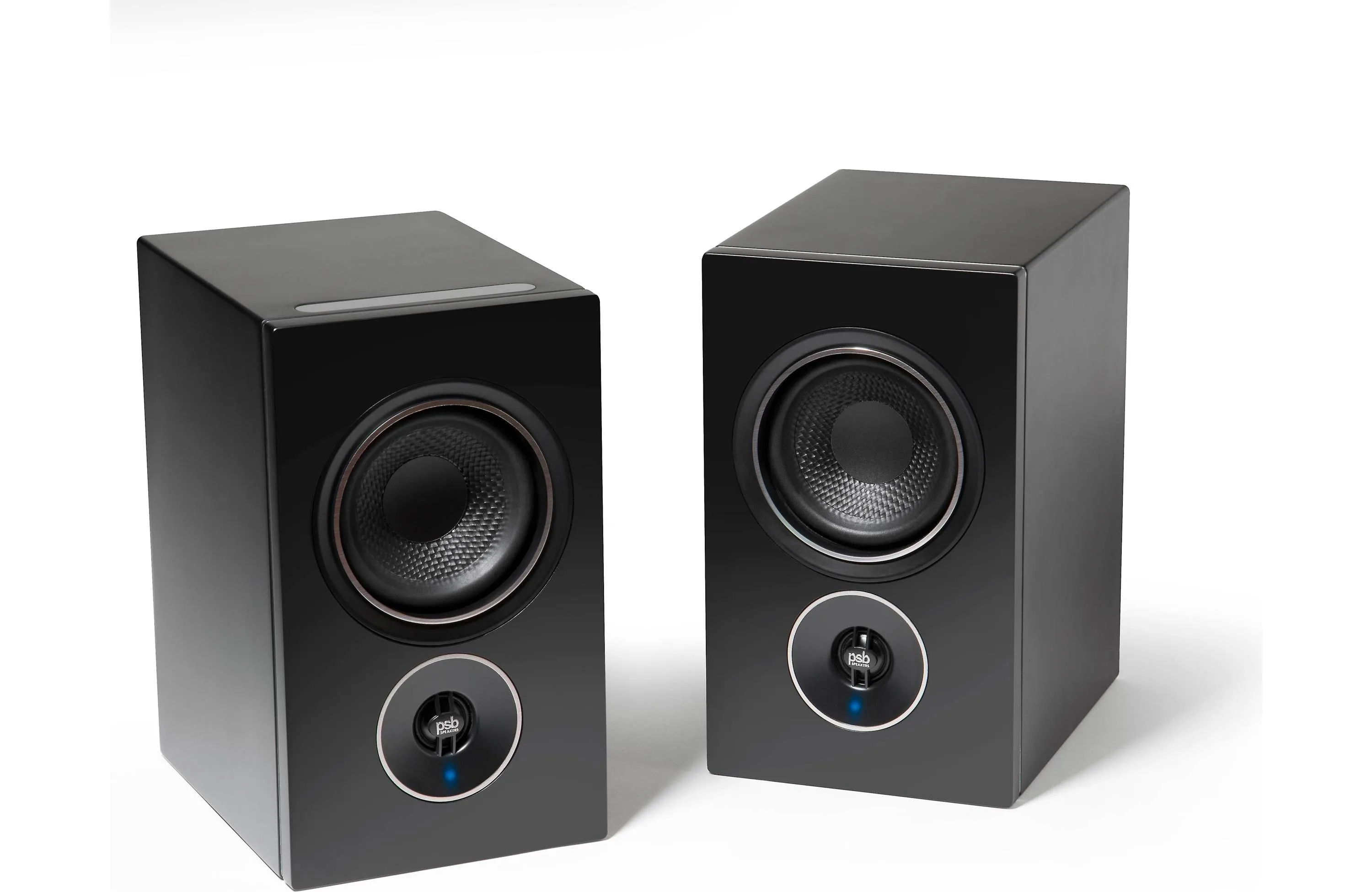 PSB Alpha iQ Streaming Powered Bookshelf Speakers with BluOS Open Box (Pair)