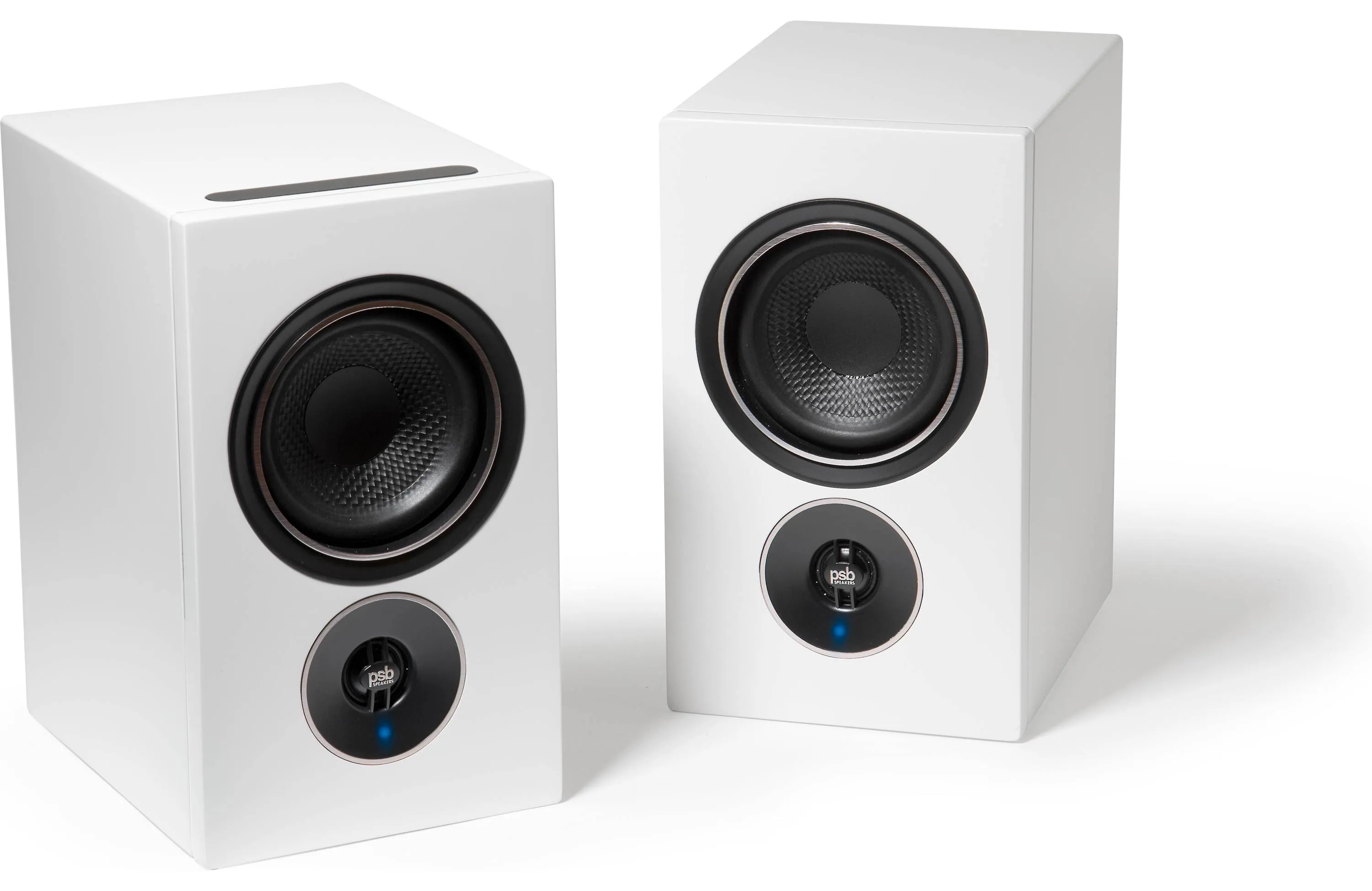 PSB Alpha iQ Streaming Powered Bookshelf Speakers with BluOS Open Box (Pair)