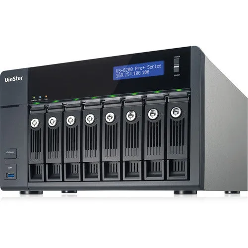 QNAP VioStor VS-8240-PRO  40-Channel 8-Bay Network Video Recorder (No HDD)