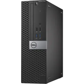 Refurbished (Good) - Dell OptiPlex 7040 SFF Desktop PC intel Core i5 6500 @3.4GHz, 16GB DDR4 RAM 512GB SSD, Windows 10 Pro, NVIDIA GT1030 2GB WiFi, HDMI, Gaming Keyboard & Mouse