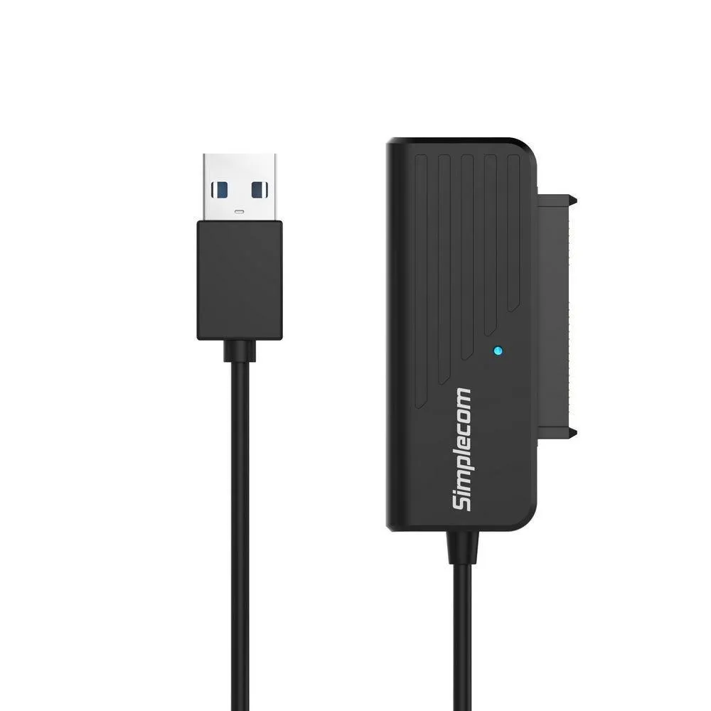 Simplecom SA205 Compact USB 3.0 to SATA Adapter Cable Converter for 2.5" SSD/HDD